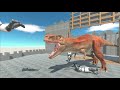 The Three Musketeers by TEUTONIC KNIGHT vs Tower Boss from ALL UNITS Animal Revolt Battle Simulator