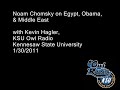 Noam Chomsky on Egypt, Revolution, Obama, & Middle East 2/4