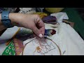 How to stitch a Simple Stumpwork Bee