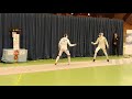 Fencing SAF Pokalen Sep 2018 Final match: EST vs EST Round 2 Stockholm, Sweden