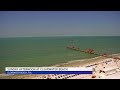 View of people enjoying the weather this afternoon at Clearwater Beach