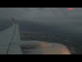 Stormy Evening Takeoff Out Of Miami, FL - Loud CFM Roar!