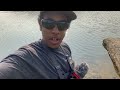 Finesse Fishing for Roadside Pond Bass!(Caught a Tank)