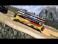 ETS2 1.50: Off-Road Bus Challenge with Heavy Passenger Load