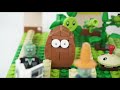 Lego Plants vs. Zombies: Farm Warfare Brick Set Unbox & Build Stop-Motion | Unofficial Lego