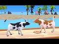 5 Giant Duck Cartoon,Tiger,Cow,Zebra,Kangaroo,Dog,Cat Wild Animals Crossing Fountain 2023
