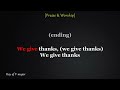 Give Thanks - Don Moen (Karaoke Version)