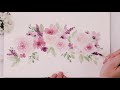 Loose Watercolor Flowers | Practice for Beginners