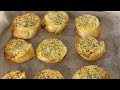 4-Ingredient Garlic Bread Recipe | THE BEST HOMEMADE GARLIC BREAD! | 10-Minute Recipes