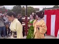 【平安神宮例祭翌日祭】外国人観光客も祇園甲部の芸舞妓さんにクギつけ👘Maiko＆Geiko Kyoto🇯🇵Japan　4K