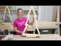 How to Build a Wood Christmas tree from 2x4 lumber (3 foot tall)