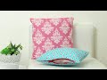 Zippered Cushion Covers for Beginners | Easy Tutorial