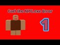 Carl the NPC.exe Error | A New Error Series #error #npc #roblox