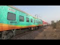 Amrapur Aravali Express behind BGKT WDP4D 40197 sprint at MPS!!!