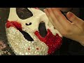 CASEY BECKER (SCREAM) HALLOWEEN MAKE-UP TUTORIAL | DIY Glitter Ghostface Mask & Knife | Sara Saberi