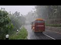 WALK IN THE POWERFULL OF HEAVY RAIN IN MY RURAL VILLAGE LIFE INDONESIA