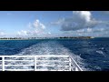 Leaving Half Moon Cay - back to the oosterdam