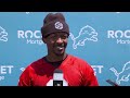 Detroit Lions players meet with the media | May 30, 2024