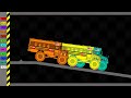 Stickman Cars: Monster Trucks - Survival Race in Algodoo #3