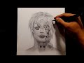 Asli mirip wajah Bjorka saat dilukis orang ini || Drawing BjorKa