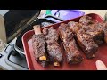 Ninja Woodfire Outdoor Grill Smoked Beef Spare Ribs