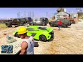 GTA 5 - Stealing HULK SuperCars With Franklin and Spiderman! (Real Life Cars #271)