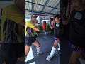 Muaythai Sparing and slow motion techniques at the end #มวยไทย #sitjaophomuaythai