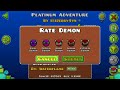 Geometry dash - Platinum Adventure (EASY DEMON 100% ALL COINS) by ItsJerry4vn