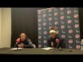 Christie Sides, Kelsey Mitchell, NaLyssa Smith postgame after Indiana Fever blowout loss at New York