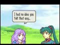 FE Blazing Blade- Lyn Florina final support and ending