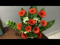 Orange Daisy Fresh Flower Arrangement For Church