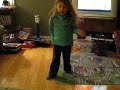 Paige dancing to Buffalo Stance