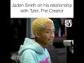 Jaden Smith on His Relationship with Tyler The Creator