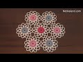 Crochet Easy Flower Round Lace  Motif Part 2 How to join motifs