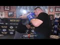 ANDY RUIZ JR DISPLAYING TERRIFYING POWER & SPEED ON THE MITTS DURING WORKOUT