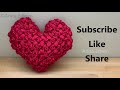 How to sew rose pattern in heart shaped cushion cover - Canadian smocking tutorial