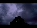 Tornado supercell with Severe Lightning and Dark Storm Clouds in Charlotte, NC on 07-08-2016