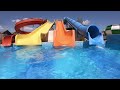 Water Slides at Trend Aqua Park in Tekirdağ, Türkiye