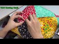 Patchwork Square Blocks To Make Beautiful Pillowcases - Project Using Scrap Fabric