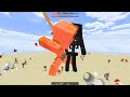 All Piglins vs All Wither Skeletons - Mutant & Titan Warden vs Mutant Titan Wither Skeleton