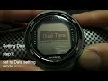 Set time and date on Suunto D4i dive computer