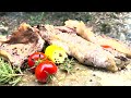 The Ultimate Forest Stone-Fried Steak Recipe | Outdoor Cooking at Its Best