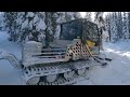 Snow Rabbit - Grooming a Steep Ski Trail