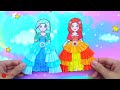 Hot Bride OR Frozen Bride? - Fat SQUID GAME Doll VS Thin Elsa Wedding | Paper Dolls Story Animation