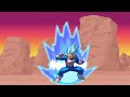 Goku vs Vegeta stick nodes sprite animation