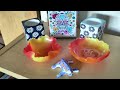 Making Tequila Sunrise inspired freeform resin bowls