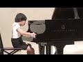 ショパン　幻想即興曲　ピアノ発表会　7才　Chopin Op.66 Fantasie Impromptu　,　7 years old boy