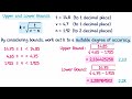 Upper and Lower Bounds - GCSE Higher Maths