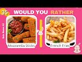 WOULD YOU RATHER || FAST FOOD EDITION 🍗🍔 #wouldyourather #uquiz #quizchannel #quizgames #quizzeit