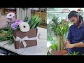 How To Make Leather Box For Flower Arrangements, bouquet making ideas, how to make flower bouquet